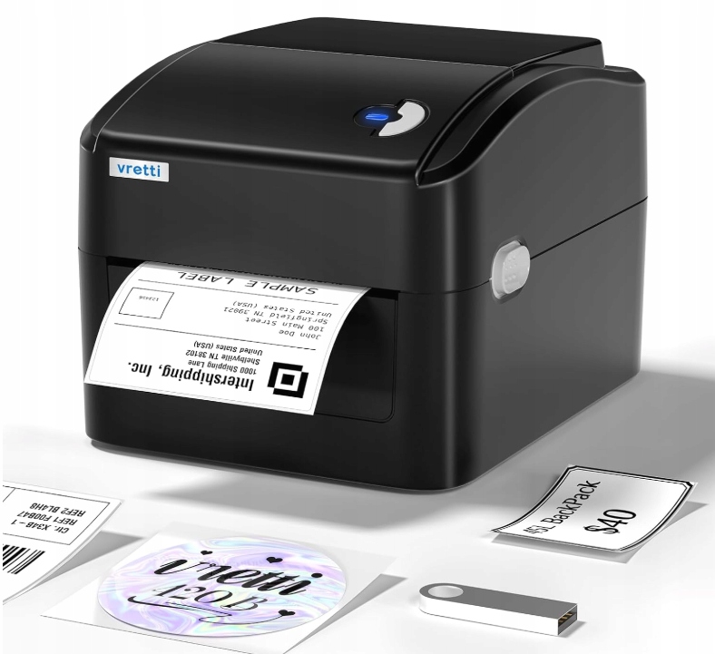 Termotlačiareň na štítky s Bluetooth Vretti