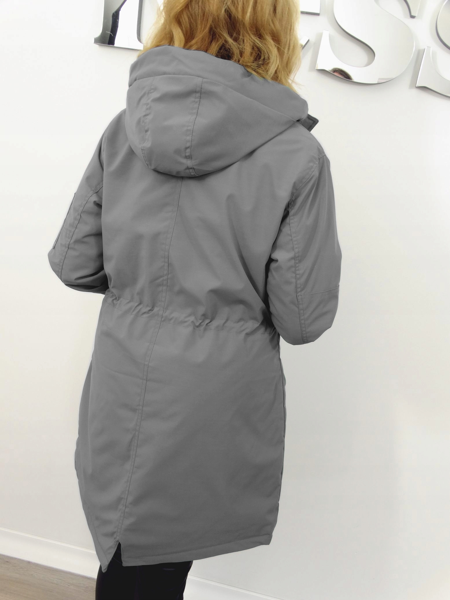 Kurtka Damska Parka Ocieplana z Odpinanym Kapturem GABI 42 XL Rozmiar 42