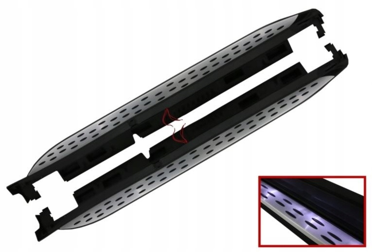 D1697033 - Пороги MERCEDES GL / GLS X166 2016-LED!