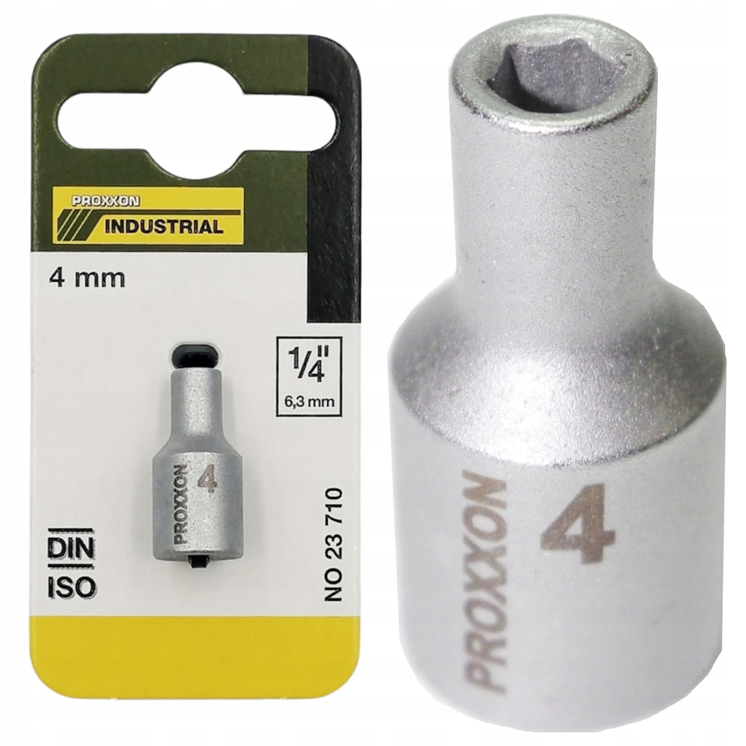 Końcówka nasadka 1/4" 4mm Proxxon PR23710