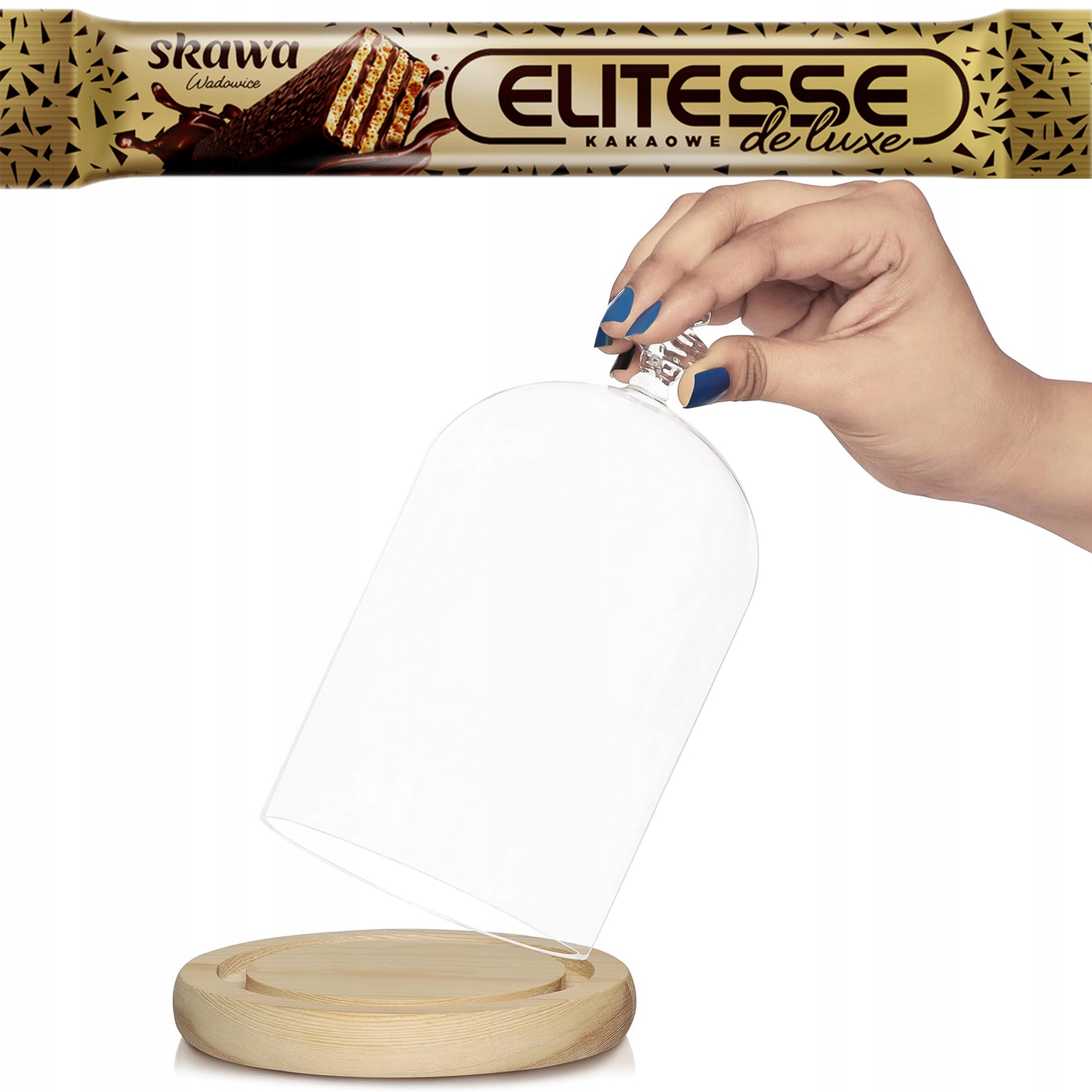 Dekorativní Ochranná Skleněná Kopule Pro Dům Modo 21,5 X 14,3 CM Nová