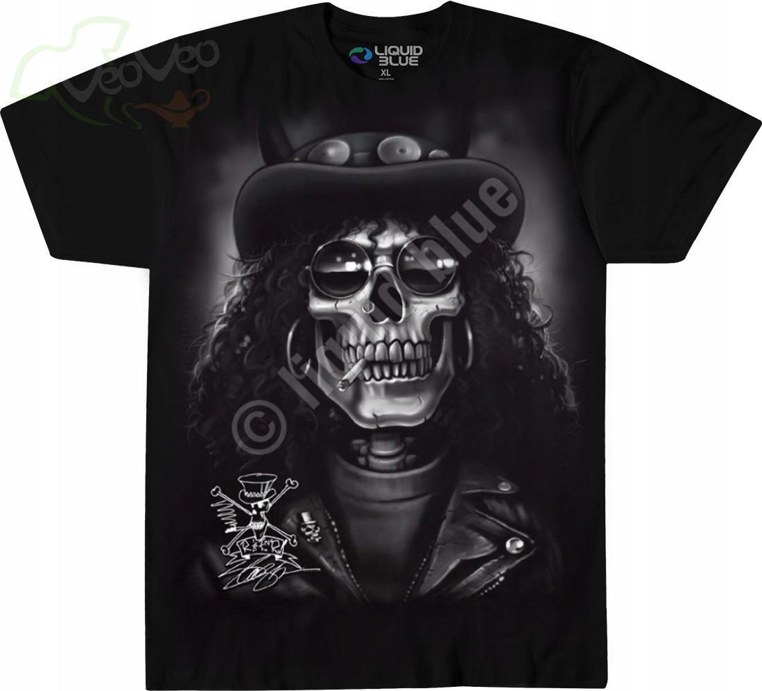 Slash Skull Liquid Blue XL