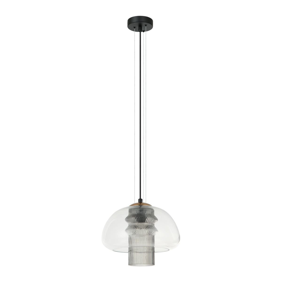 Závěsná lampa Feder PND-61001C-BK Italux