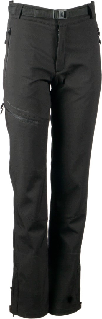 Spodnie damskie turystyczne wodoodporne Gts softshell czarny rozmiar: 42 XL