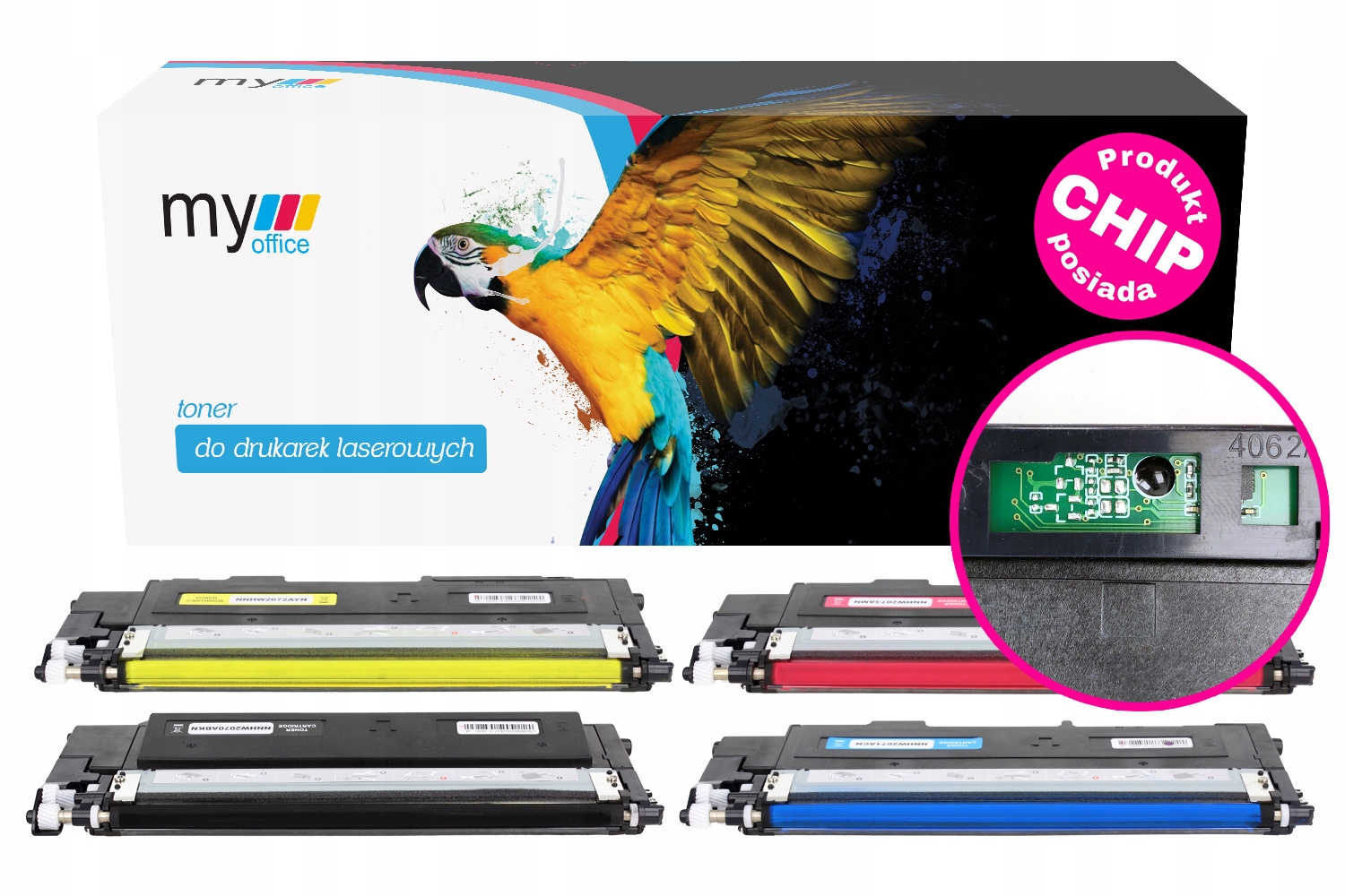 

Zestaw tonerów Cmyk W2070 Laser 150nw Mfp 179 Chip