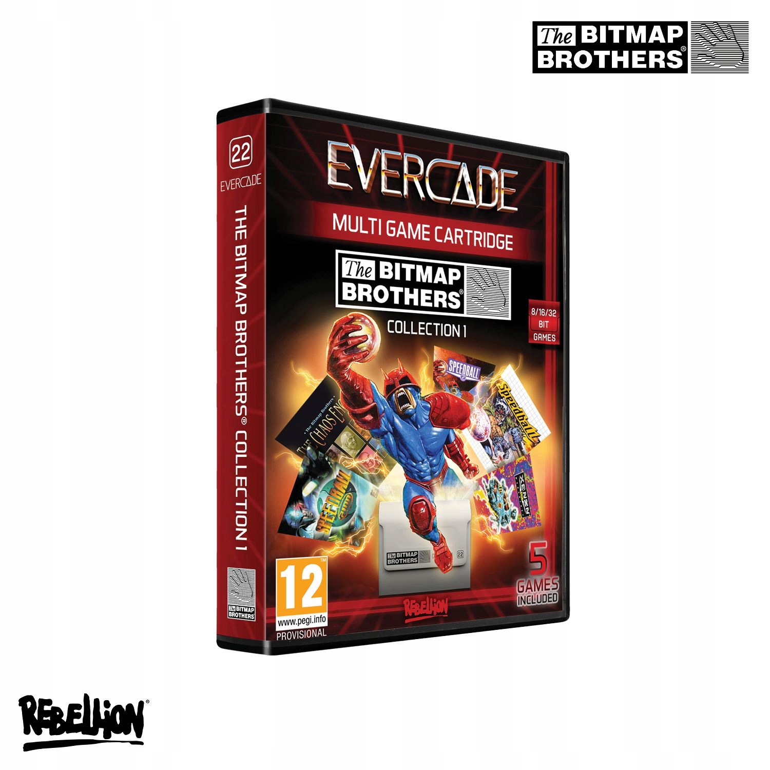 BLAZE EVERCADE BITMAP BROTHERS CARTRIDGE 1 - EFIGS