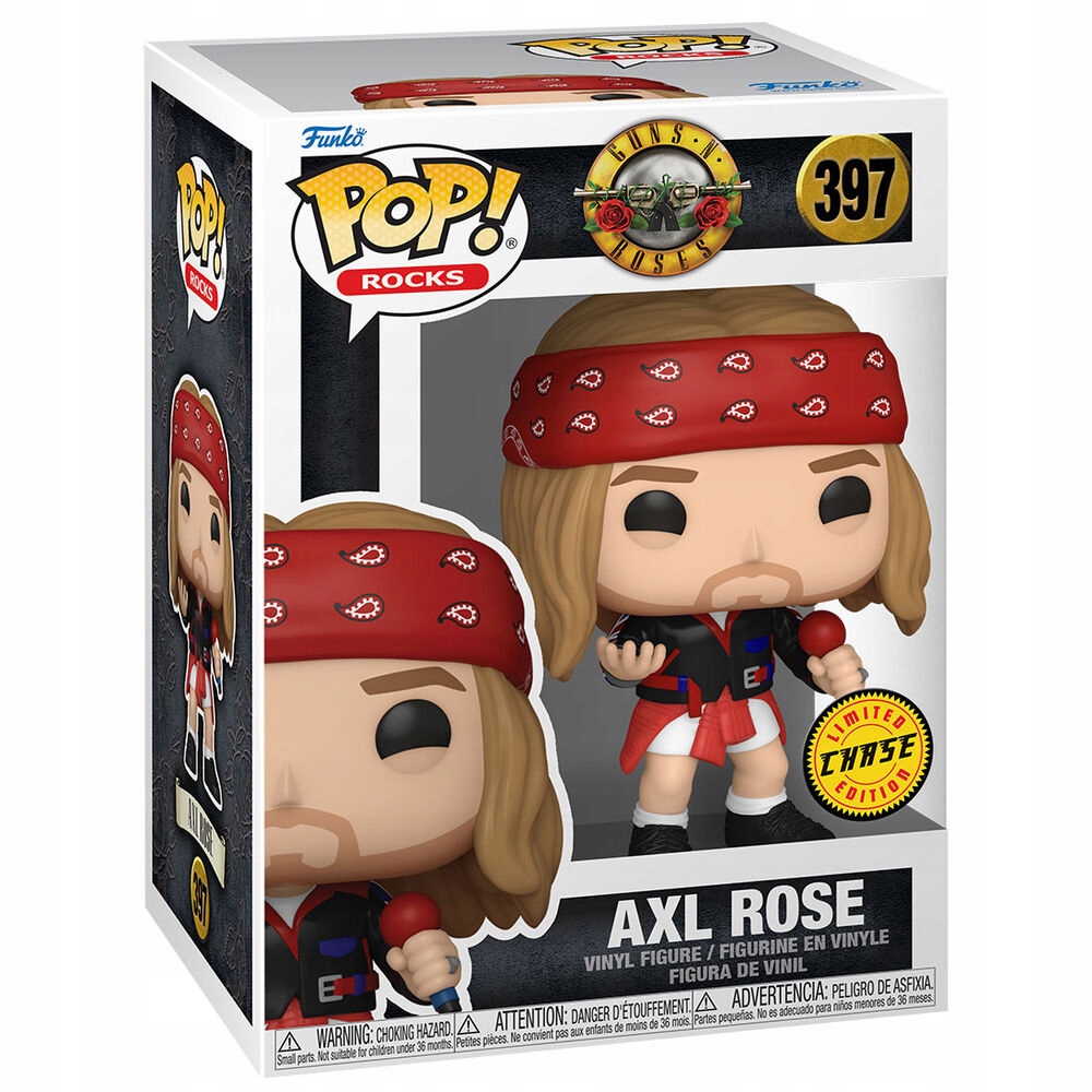 Funko Pop Guns N Roses 397 Axl Rose chase Limitovaná sběratelská figurka