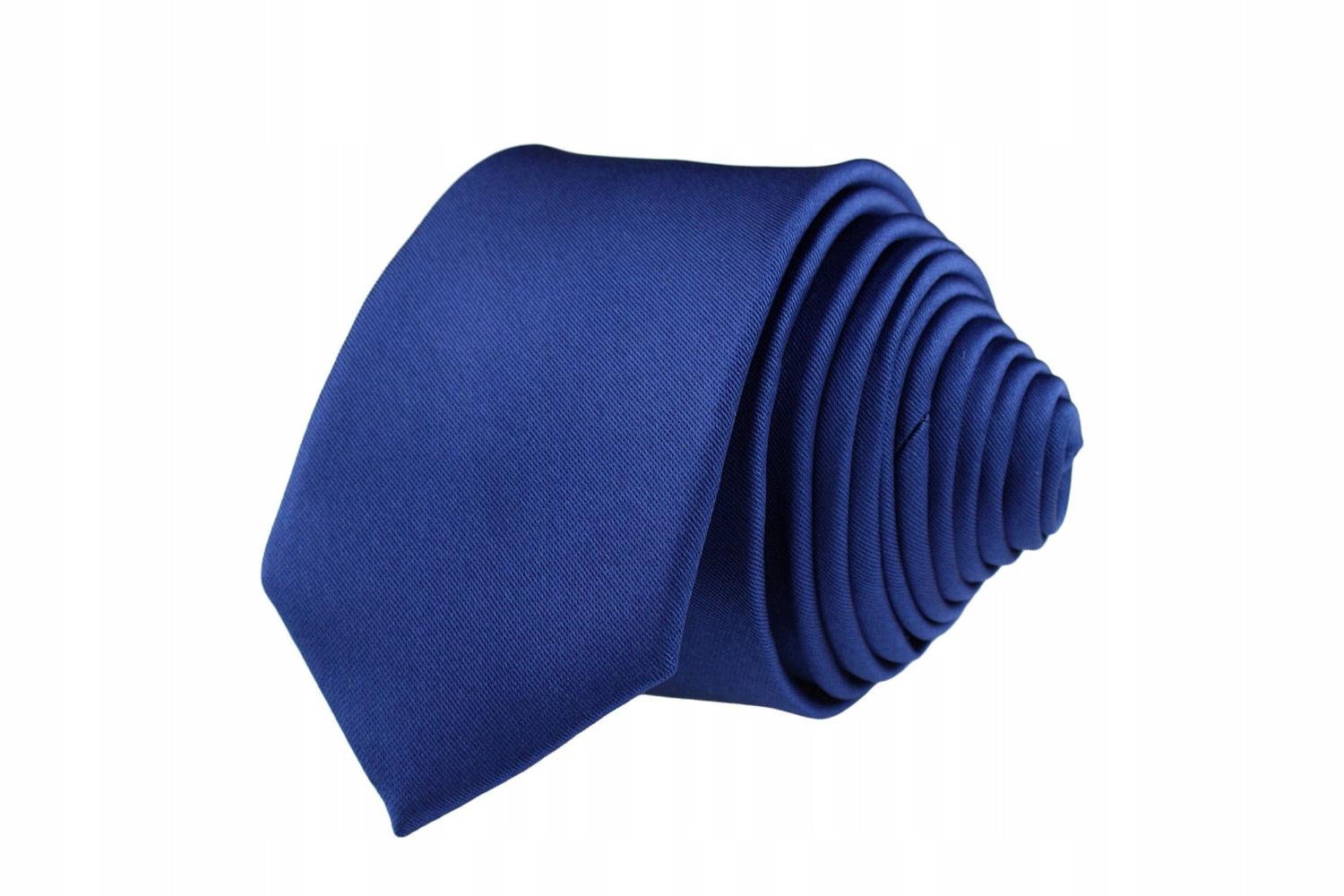 KRAWAT MĘSKI WĄSKI SLIM ŚLEDŹ ŚLEDZIK GRANATOWY Marka Tissino