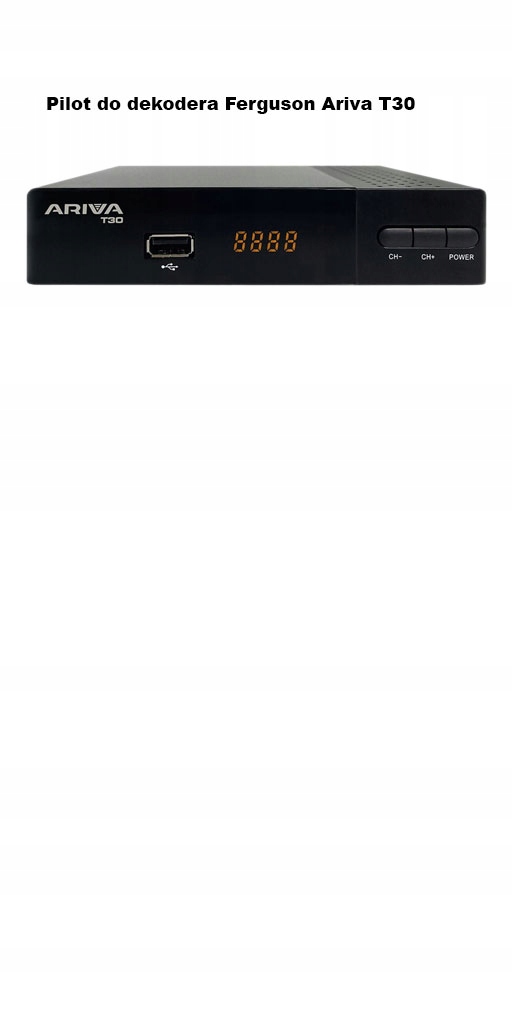 Pilot do dekodera DVB-T2 Ferguson Ariva RCU31 Marka Ferguson