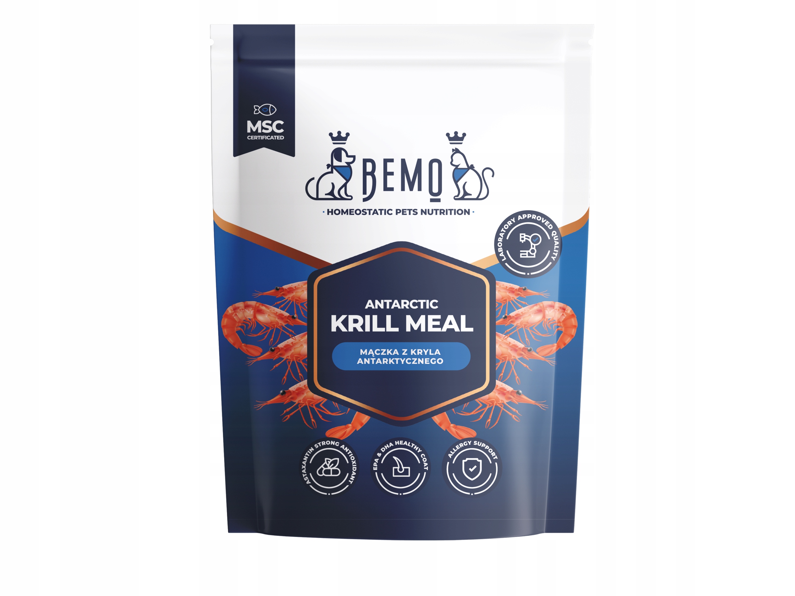 Bemo Antarctic Krill Meal Mączka Z Kryla Dla Psa I Kota 550G