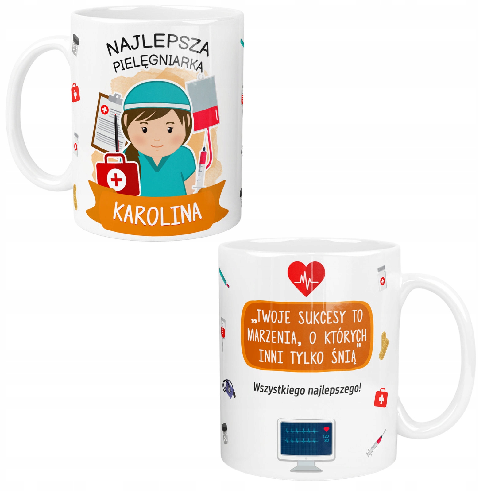 

Kubek dla Pielęgniarki Personalizowany Twój Tekst