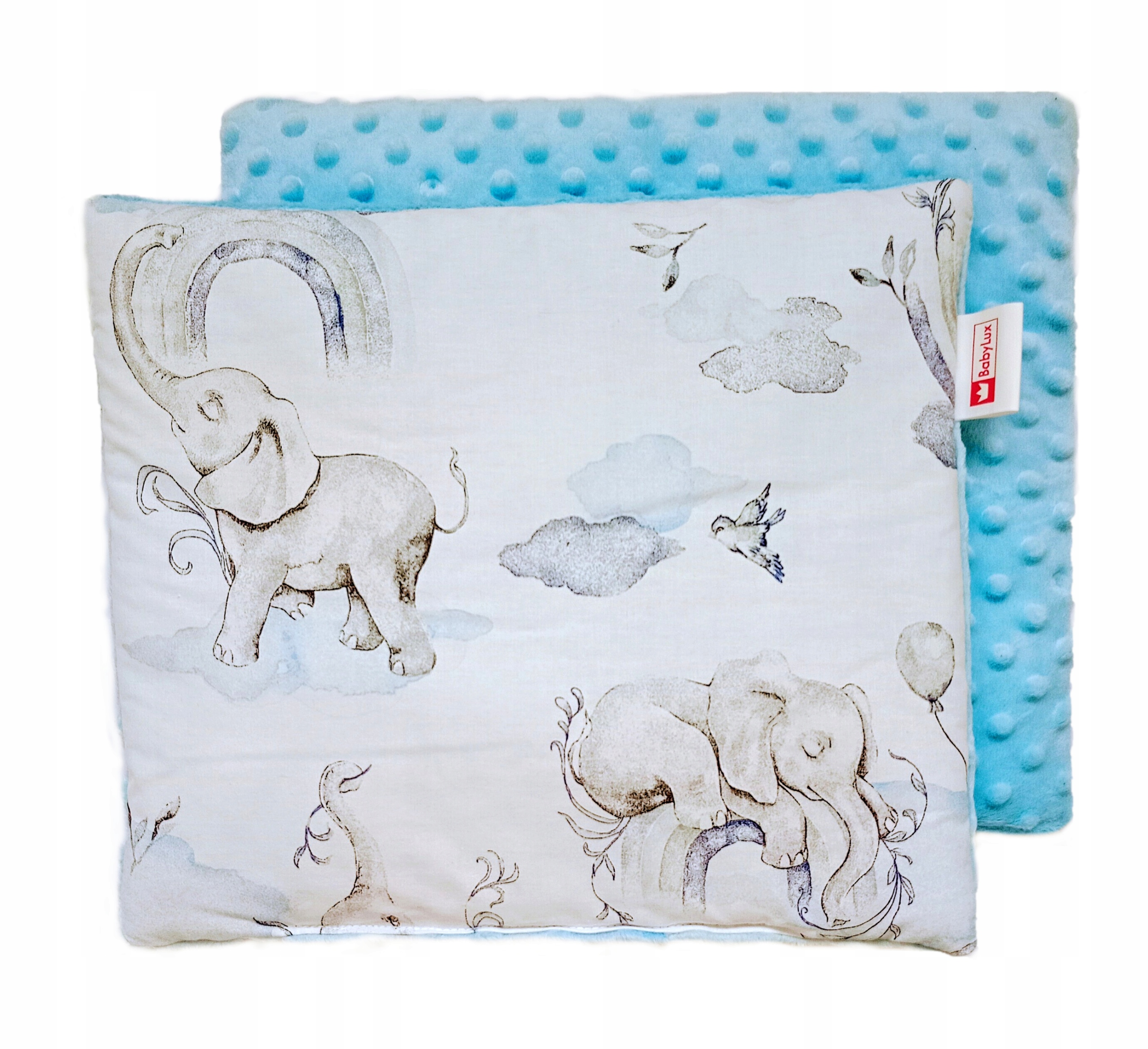 BabyLux MINKY PODUSZKA 35X30 CM DO WÓZKA PŁASKA 126