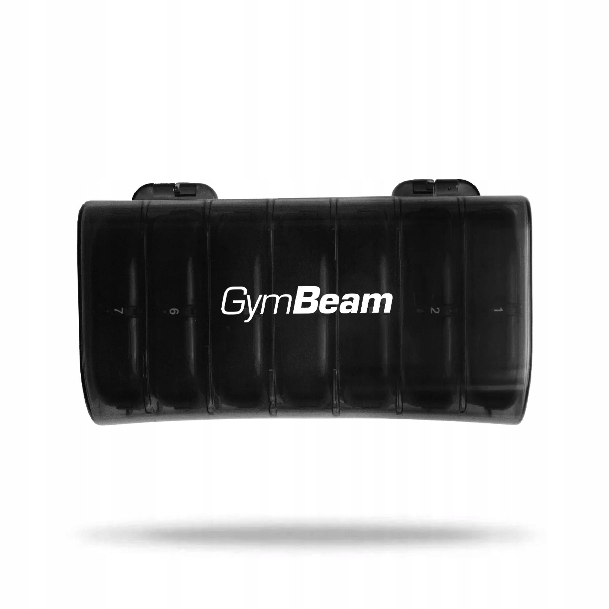 Pudełko Na Suplementy Tabletki Kapsułki Etui Organizer 7 Dni Czarne GymBeam