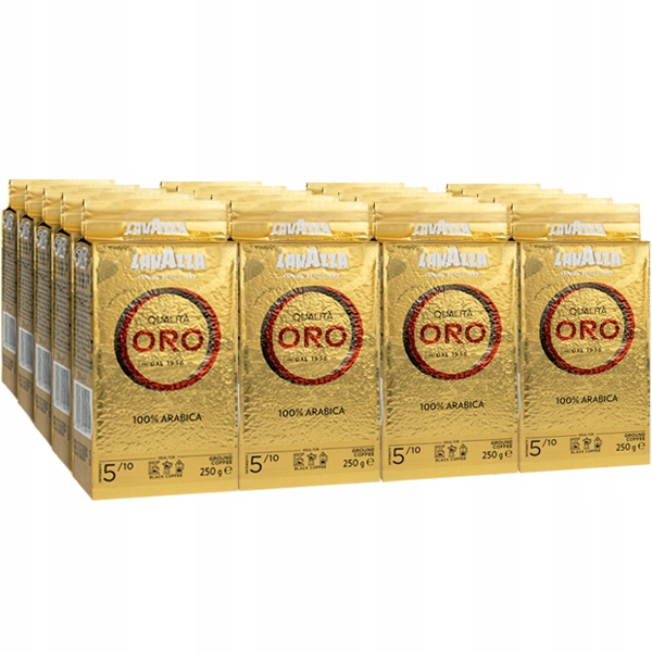 Levně 20 x Mletá káva Lavazza Qualita Oro Arabica 0,25 kg videokniha Bonus