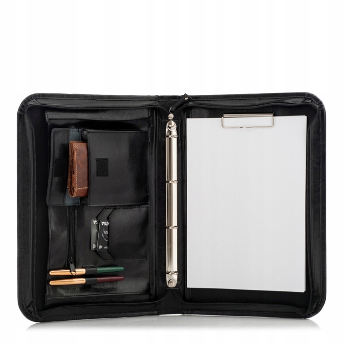 Kožený organizér na dokumenty pro řidiče s rukojetí Belveder 01SB