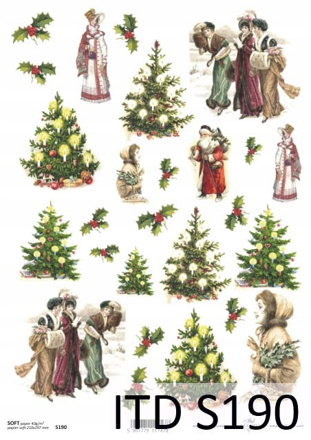 Papier Soft S0190 cienki A4 decoupage