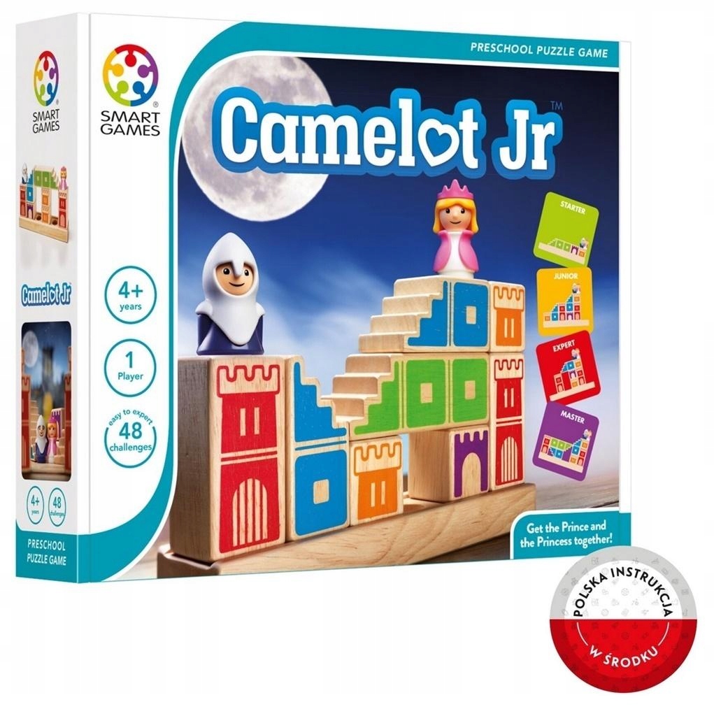 Gra Planszowa Logiczna Planszówka Towarzyska Smart Games Camelot Jr. Iuvi