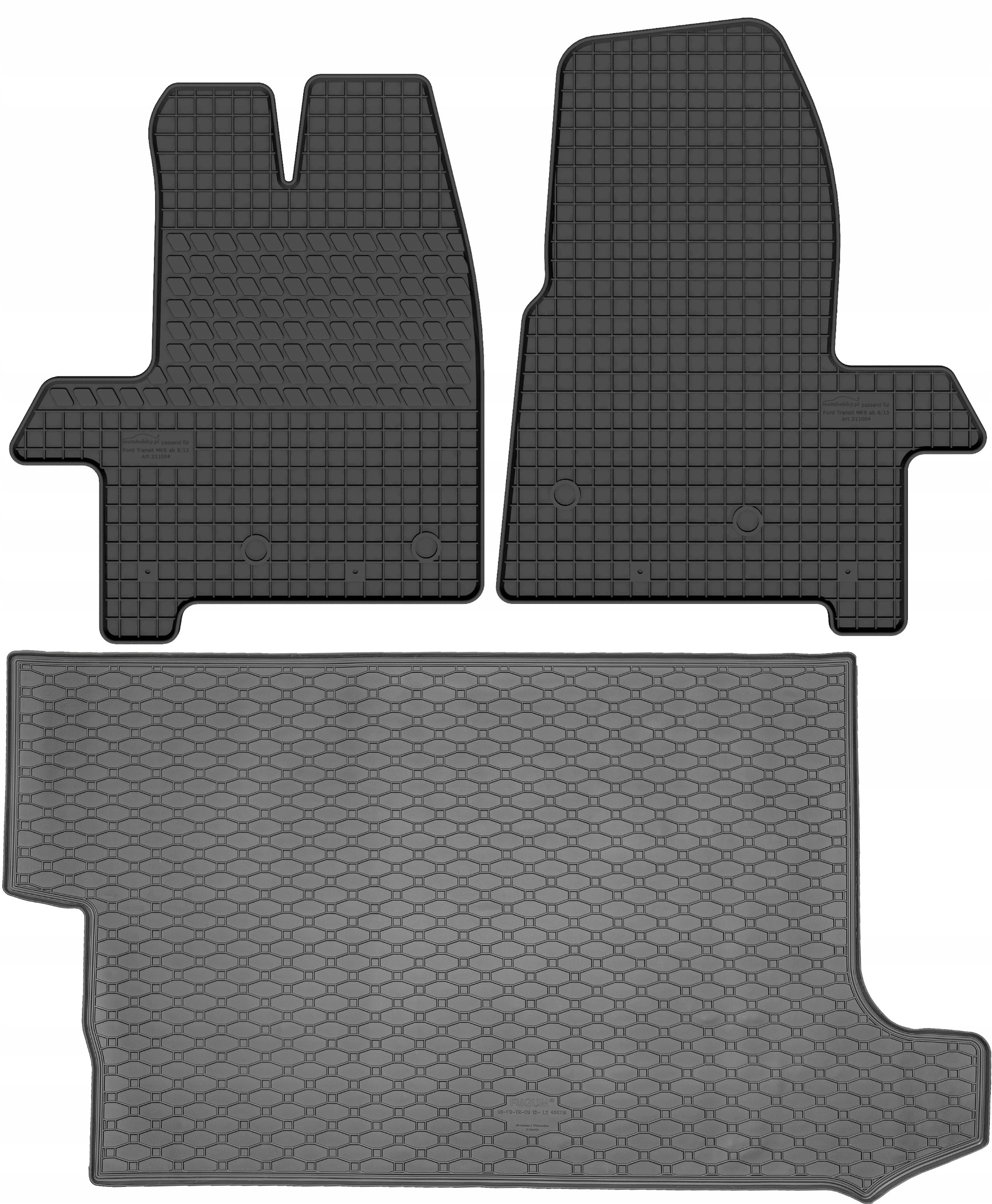Ford Transit Custom I Van 2014-2020 Sada Koberce batožinový priestor