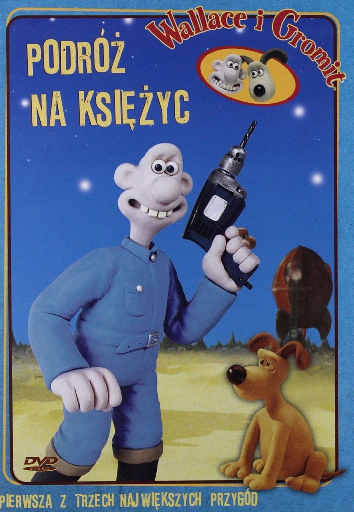 Wallace i Gromit Podróż na Księżyc DVD Folia