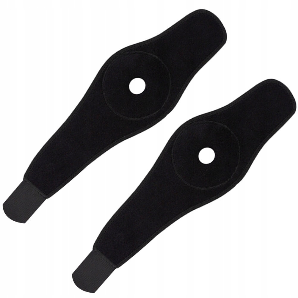 2 SZT. KOMFORTOWE NAKOLANNIKI OCHRANIACZE NA KOLANA CZARNE OPASKI SPORTOWE