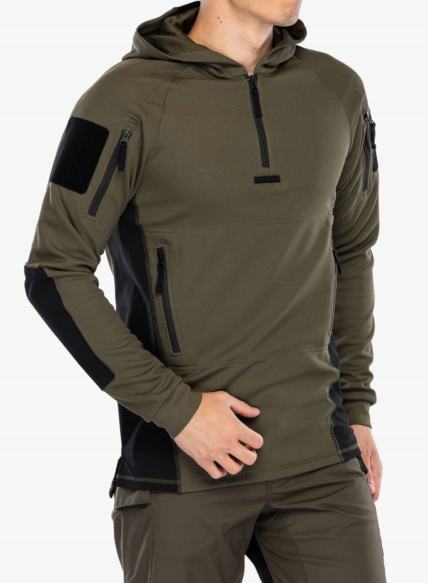 Mikina Helikon-Tex Range olivově zelená/černá XL