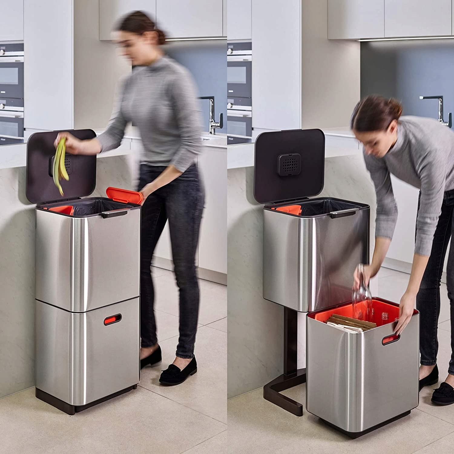 Kosz na śmieci Joseph Joseph 60 l 2 -komorowy (5906063219678