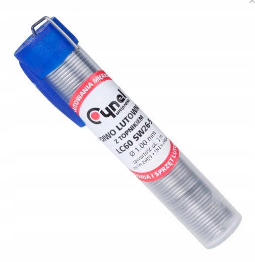 

Cyna Fiolka Z Topnikiem FI-1,0mm 16g spoiwo Profes