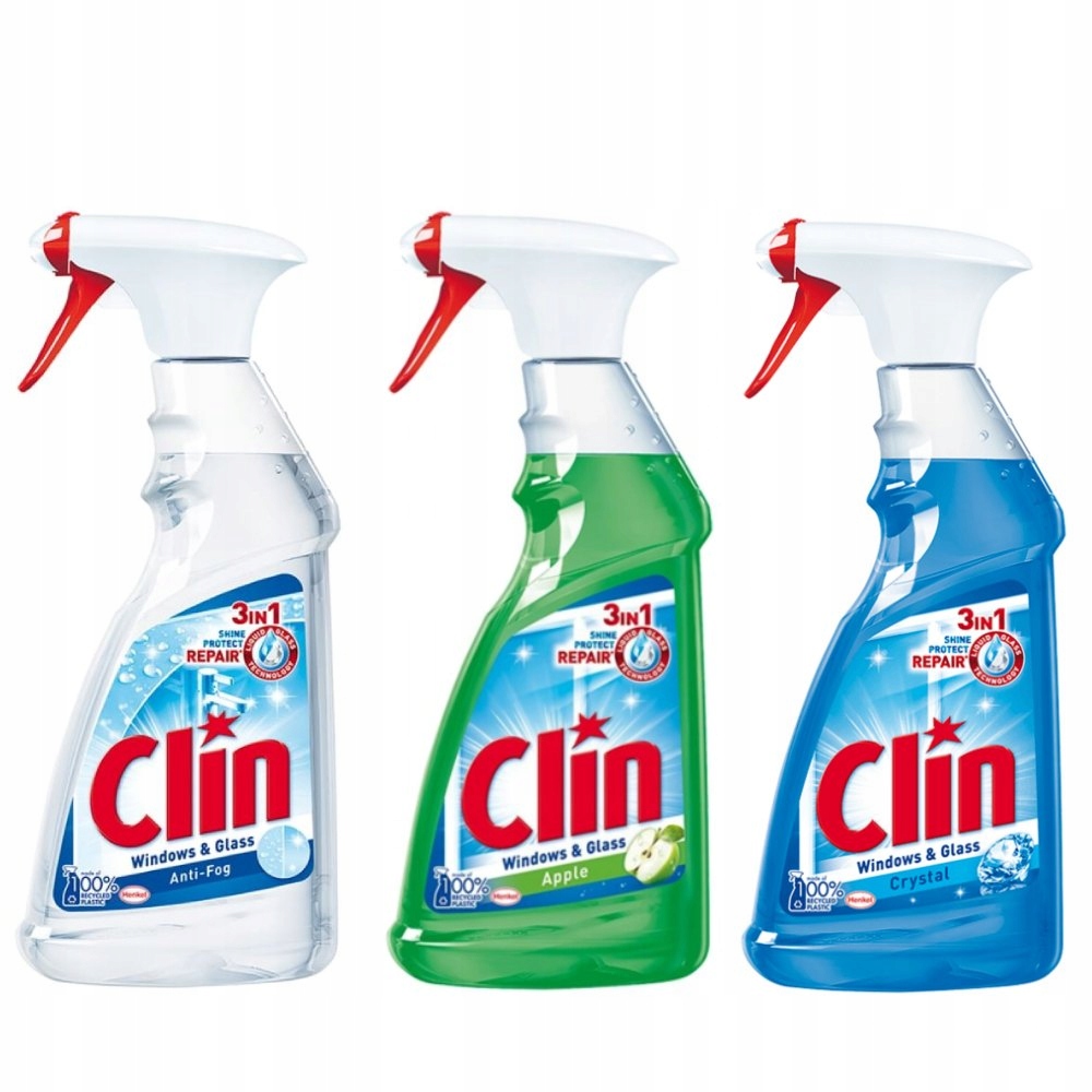 

Clin Płyn do Mycia Szyb Okien Zestaw 3x500ml