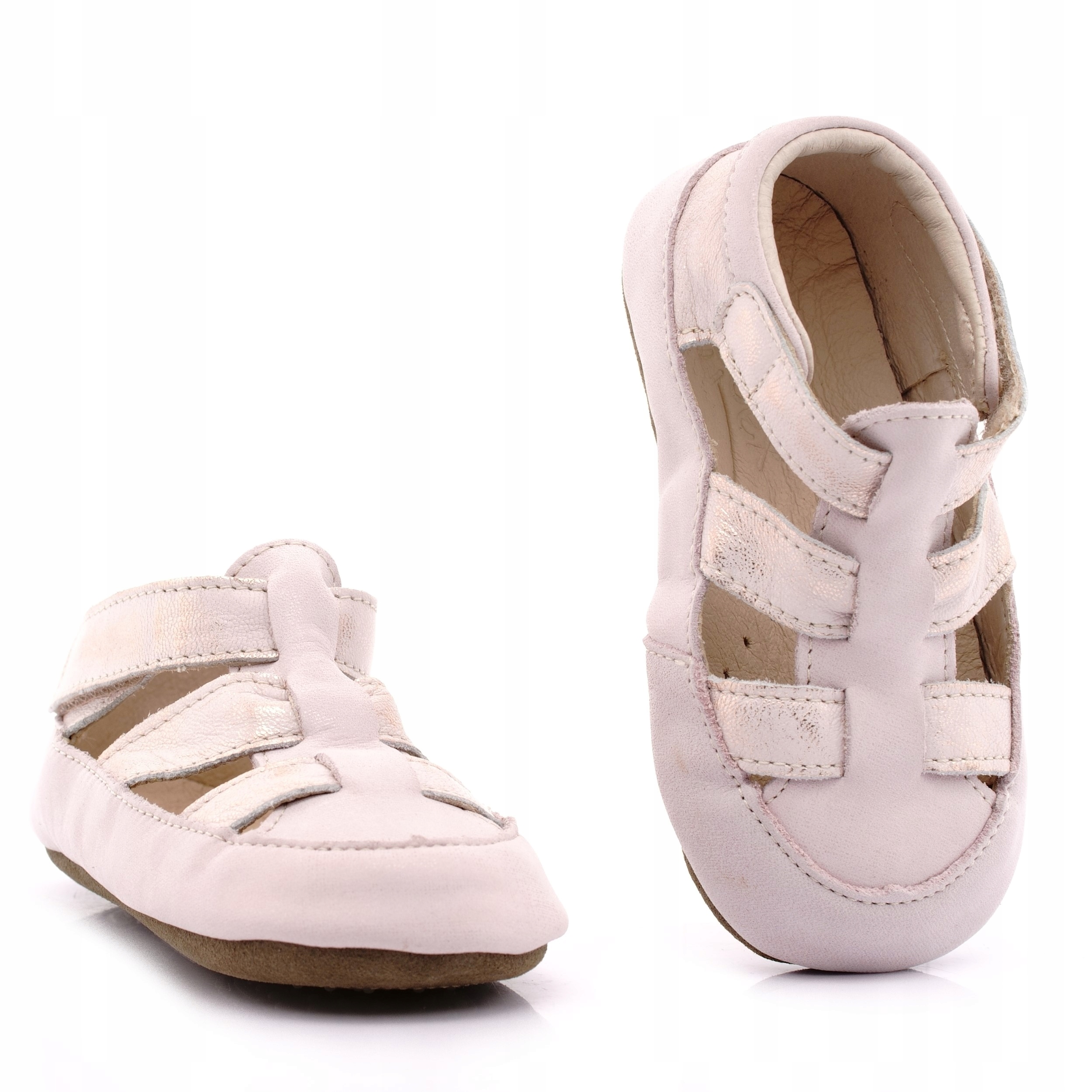 Obex Kapcie Skórzane Barefoot Lekkie Pantofle Buty Dziecięce Lasti 24