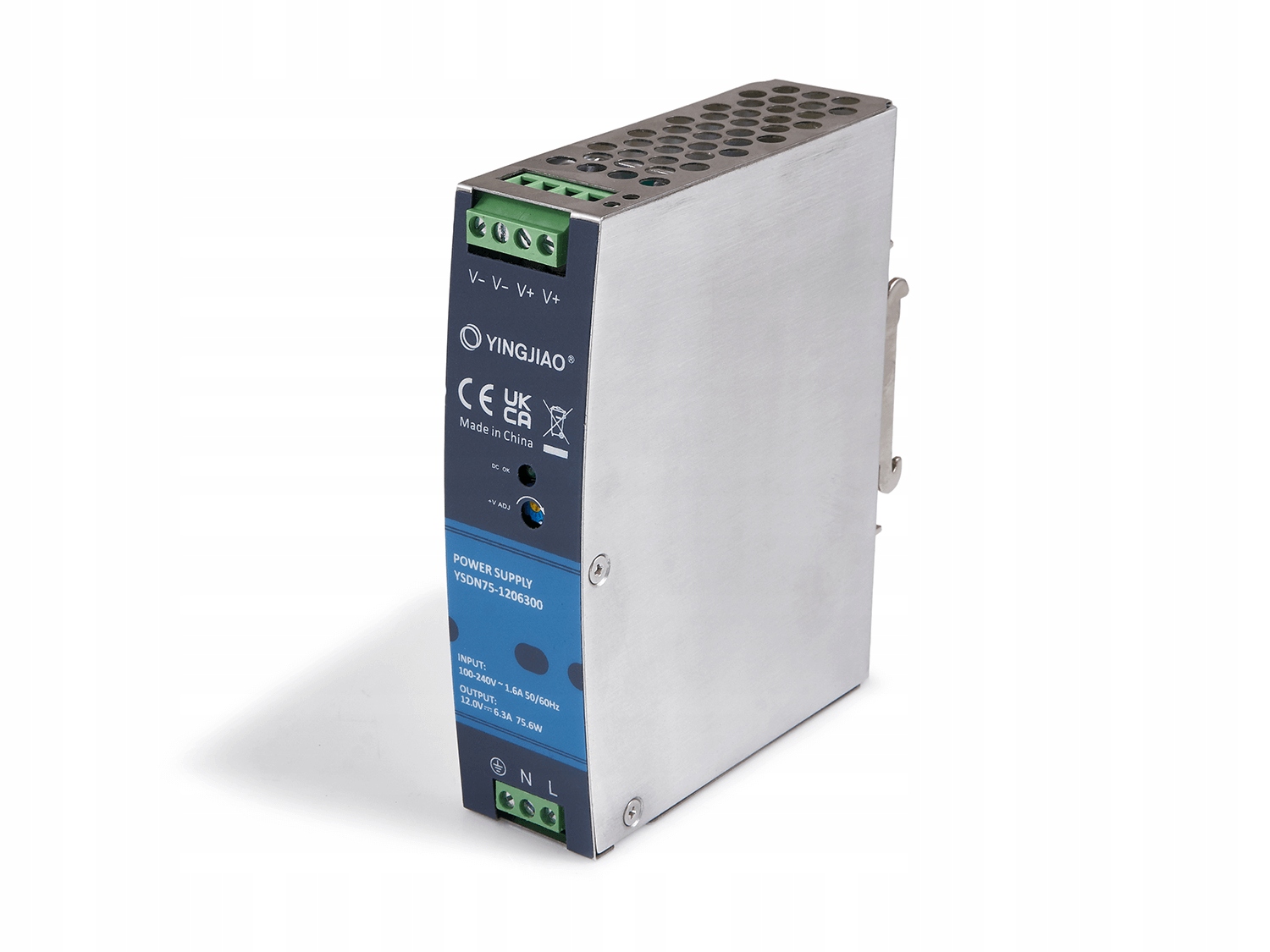 Napájecí Zdroj Na Din Lištu 12V 6,3A 75W Hdr Yingjiao 3 Roky Gw