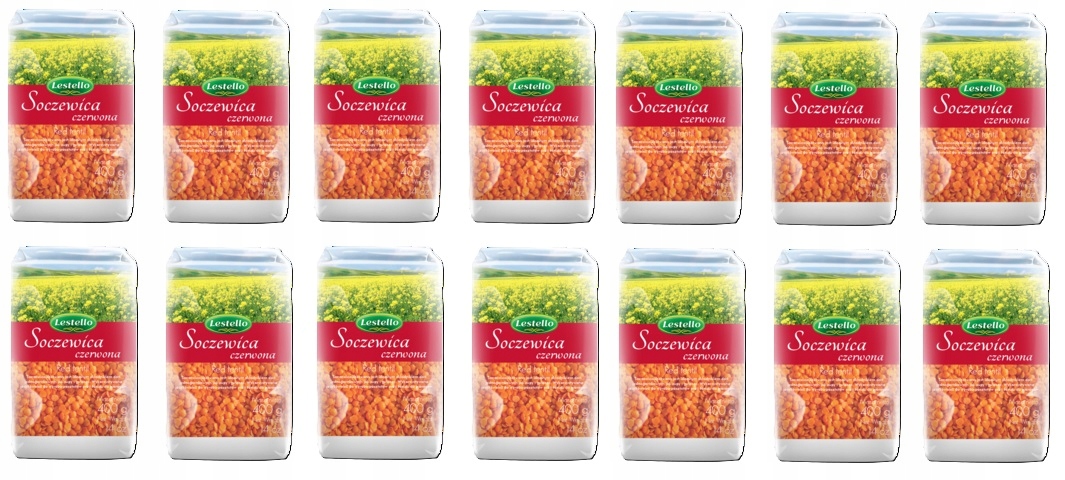 Levně 14 x 400 g Lestello Červená čočka Karton