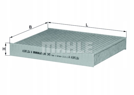 Салонні фільтри MAHLE LAK 345