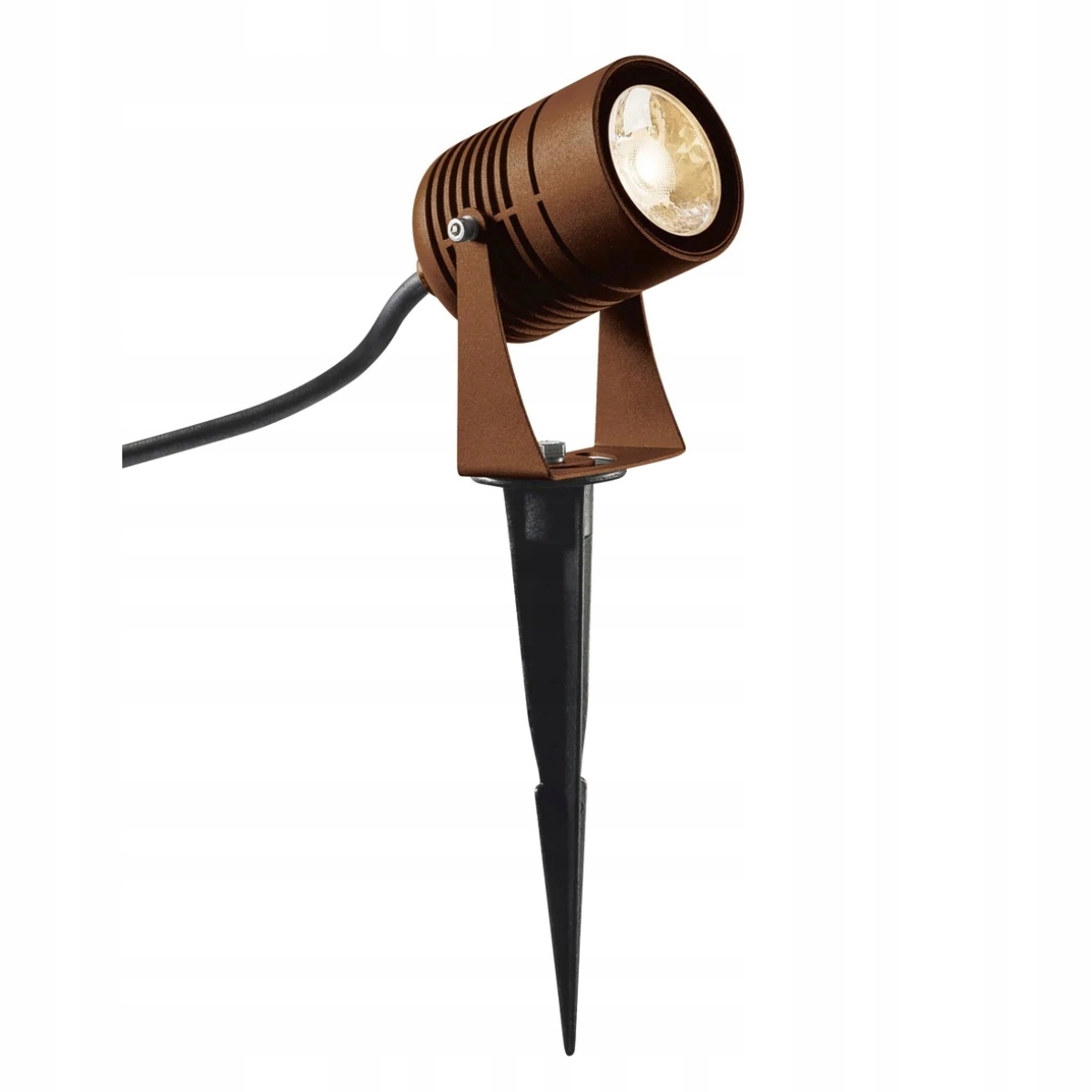 Záhradný reflektor Led lampa hrdzavá 6W 3000K Spike 1002203 Slv