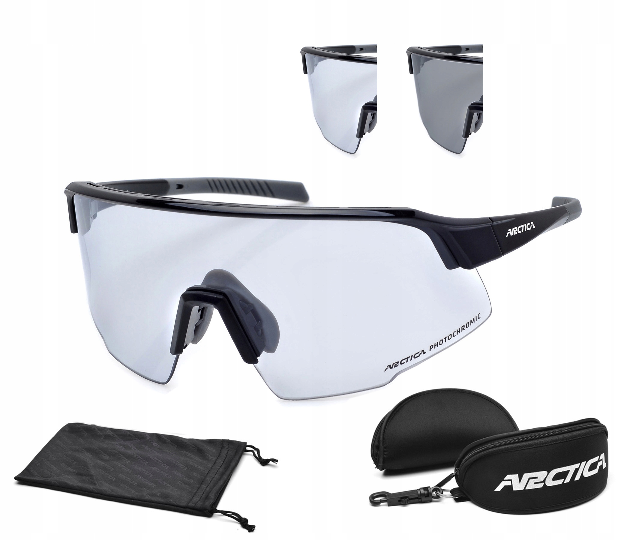 Fotochromatické Cyklistické Brýle Arctica S-340F S Nastavitelným Nosníkem, Pohodlné
