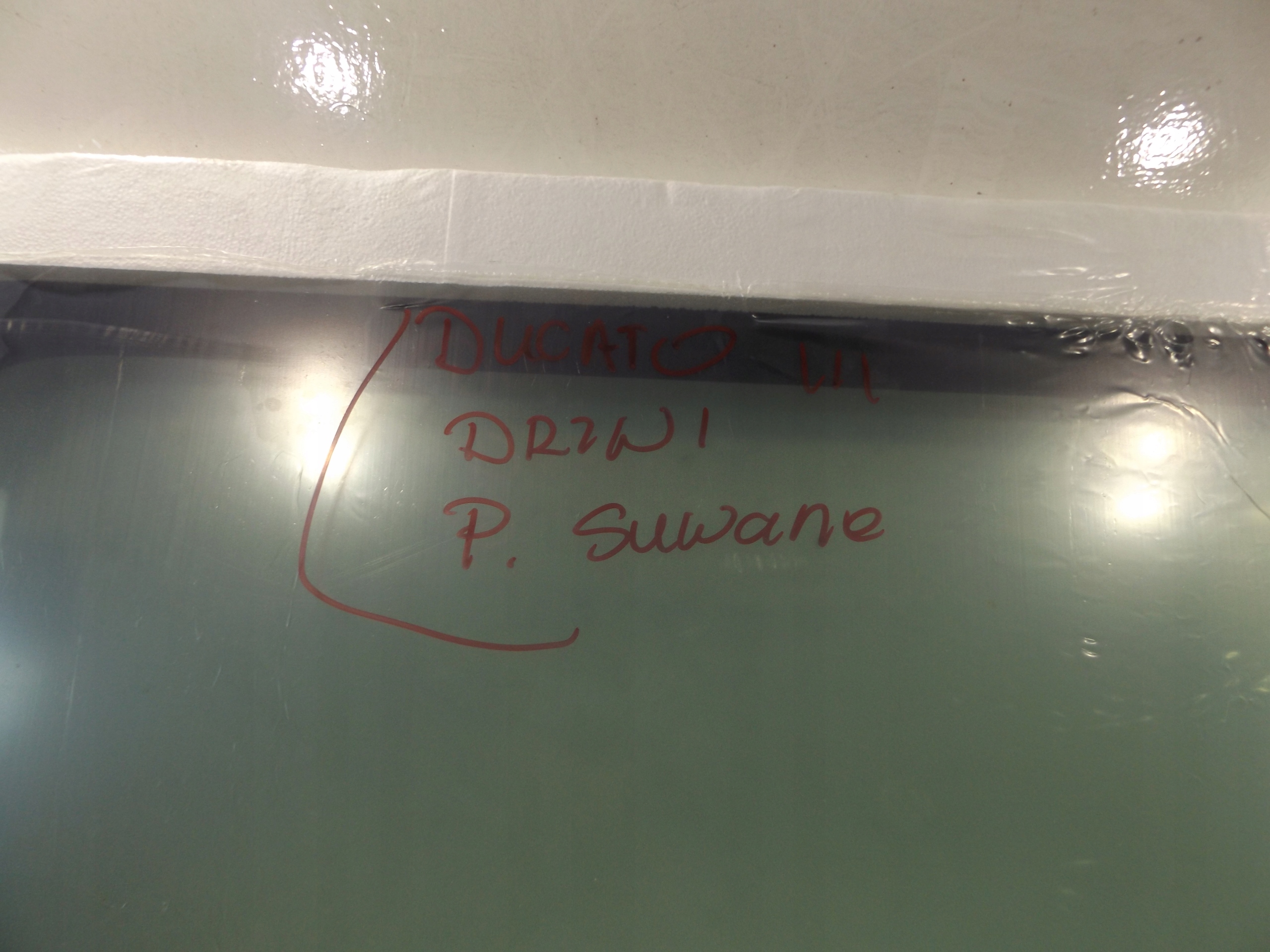 DUCATO III SZYBA DRZWI PRAWE PRZESUWNE Car type Cargo vans