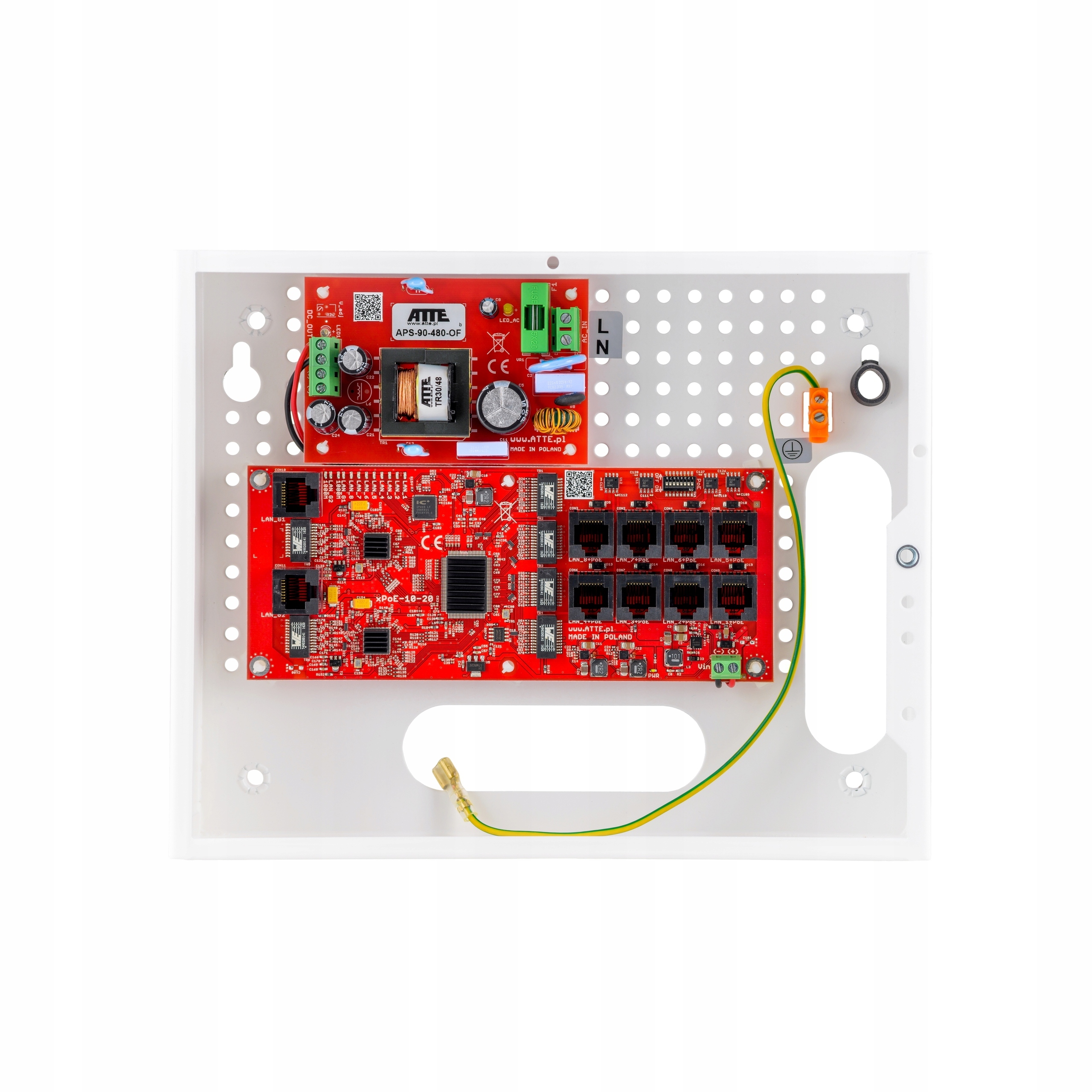 Switch PoE pro 8 Ip kamer 8-20-E Atte