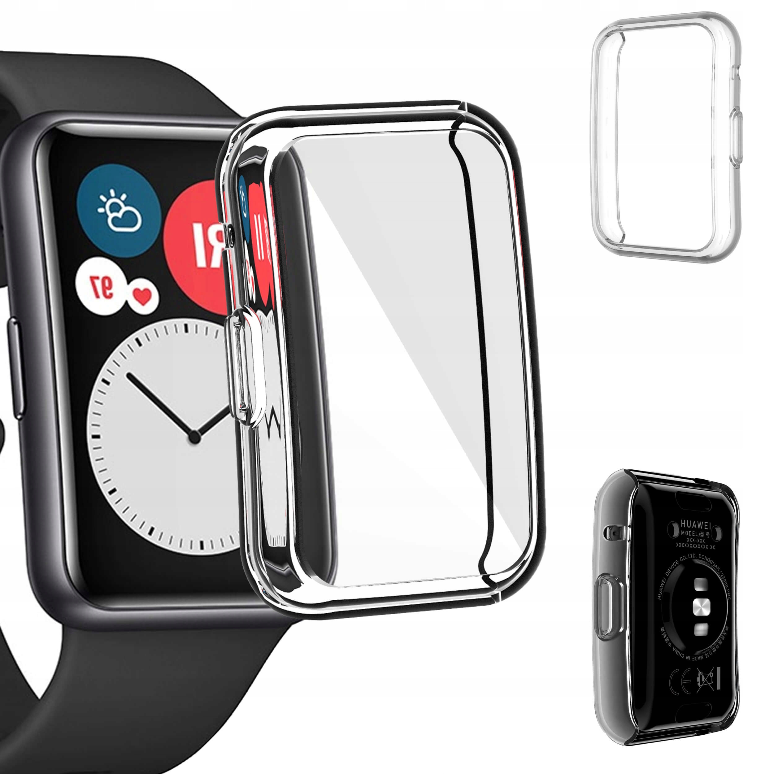 Etui ochronne do Huawei Watch Fit 2 Przeźroczyste