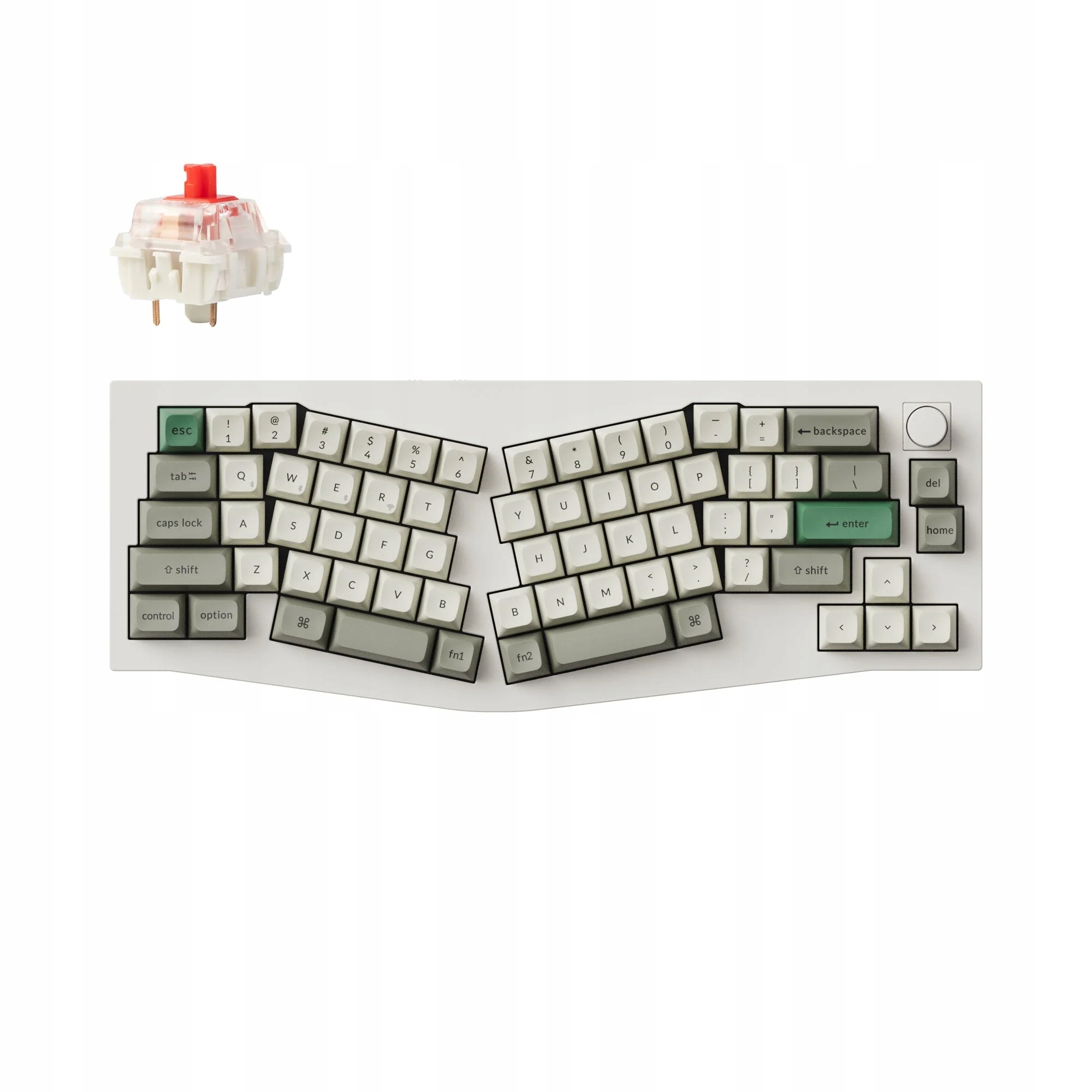 Keychron Q8 Max Bezdrátová mechanická klávesnice Alice Layout Q8M-P1