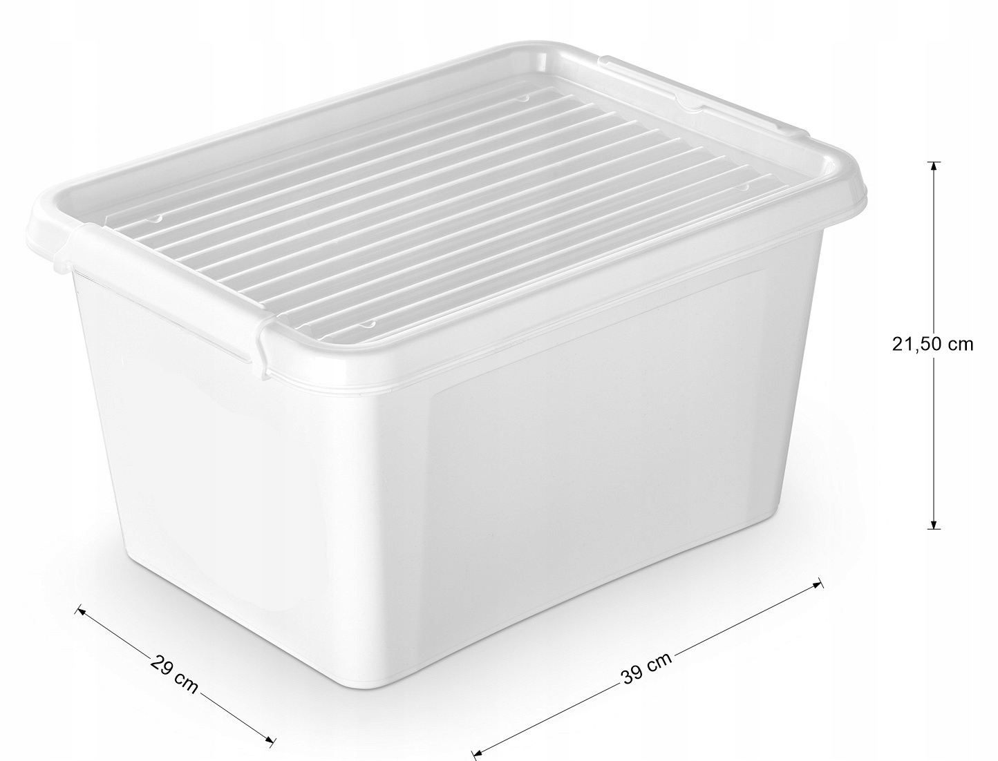Коробка для игрушек с крышкой контейнер 12,5 л белый бренд MOXOM
