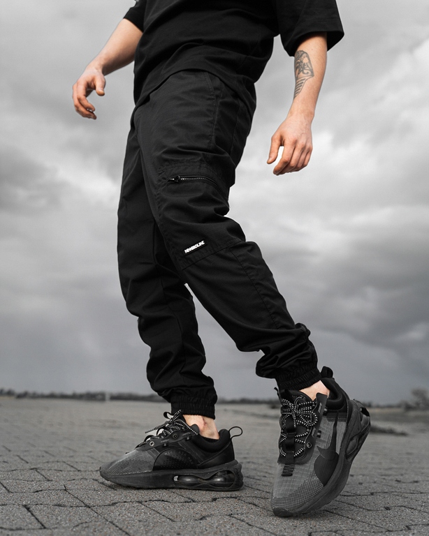 Joggery New Bad Line Cargo Látkové Kalhoty Ripstop Nbl Black vel. 3XL