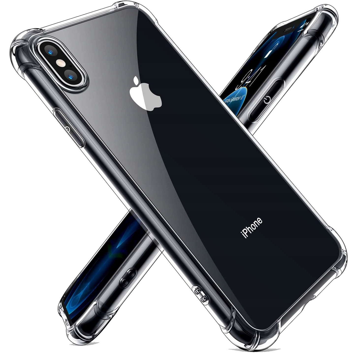 

Etui do Iphone X/xs Pancerne Anti-shock +szkło