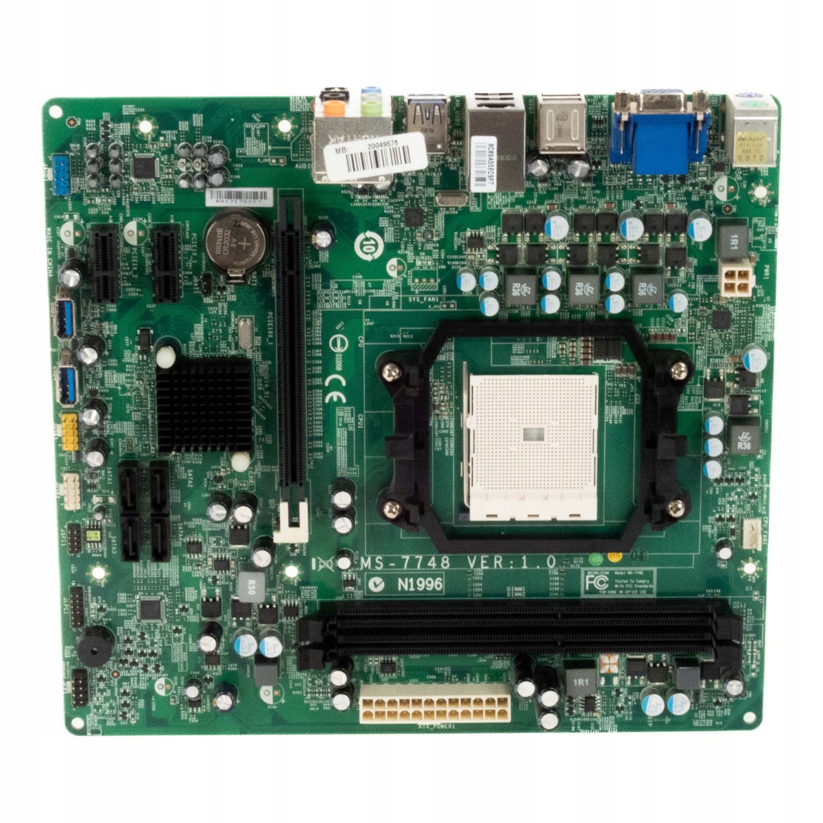 Msi MS-7748 VER:1.0 Socket FM1 DDR3 PCIe Sata microATX