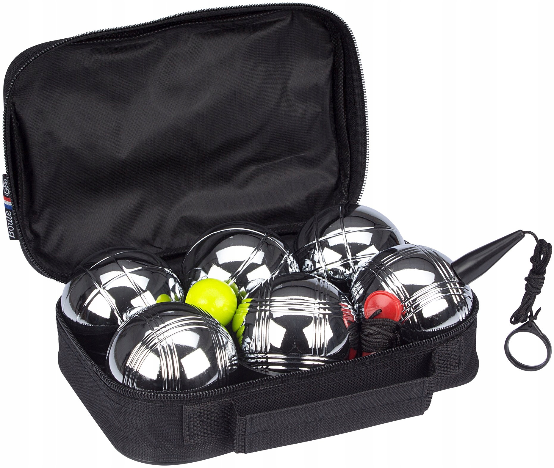 Zestaw Kule Bule Boule gra Petanque pokrowiec Get&go VI 10el