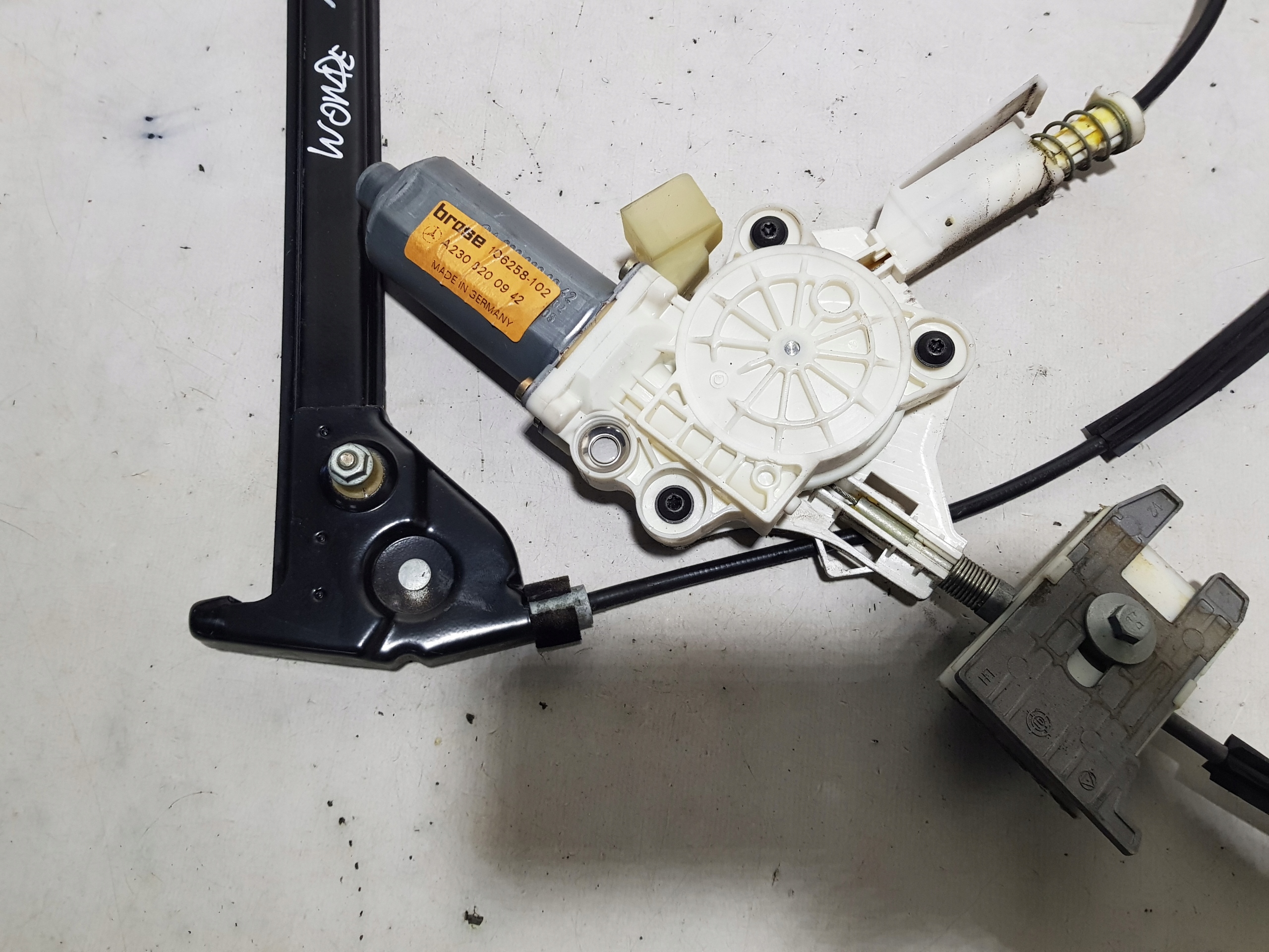 mechanism windows left front MERCEDES SL R230 W230