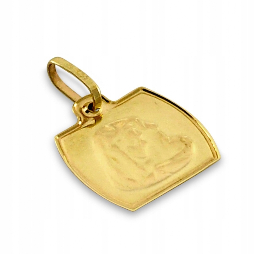 ZŁOTY MEDALIK MATKA BOSKA ZE ZŁOTA 333 NA KOMUNIE Marka Medalikowo