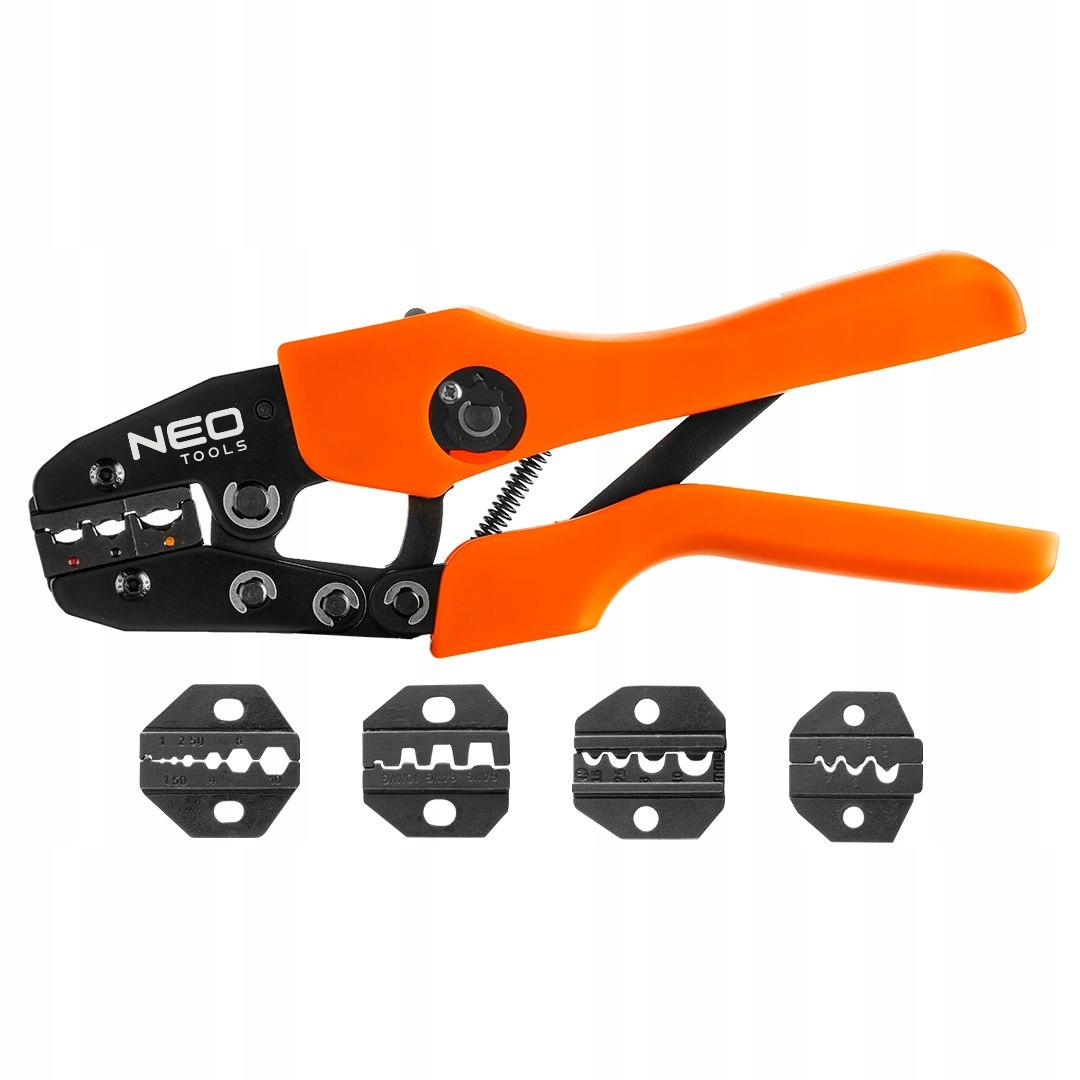 Kleště na krimpování konců, sada 5 čelistí Neo Tools