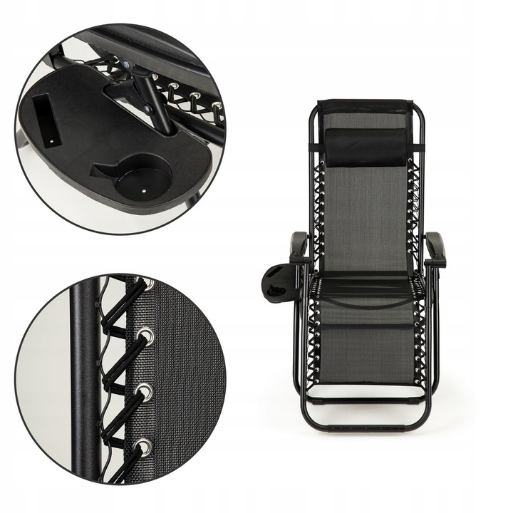 Leżak Home Select CHILL czarny Marka Home Select