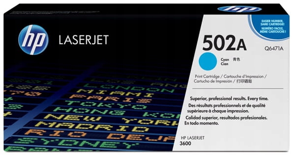 Hp Toner nr 502A Q6471A Cyan 4K