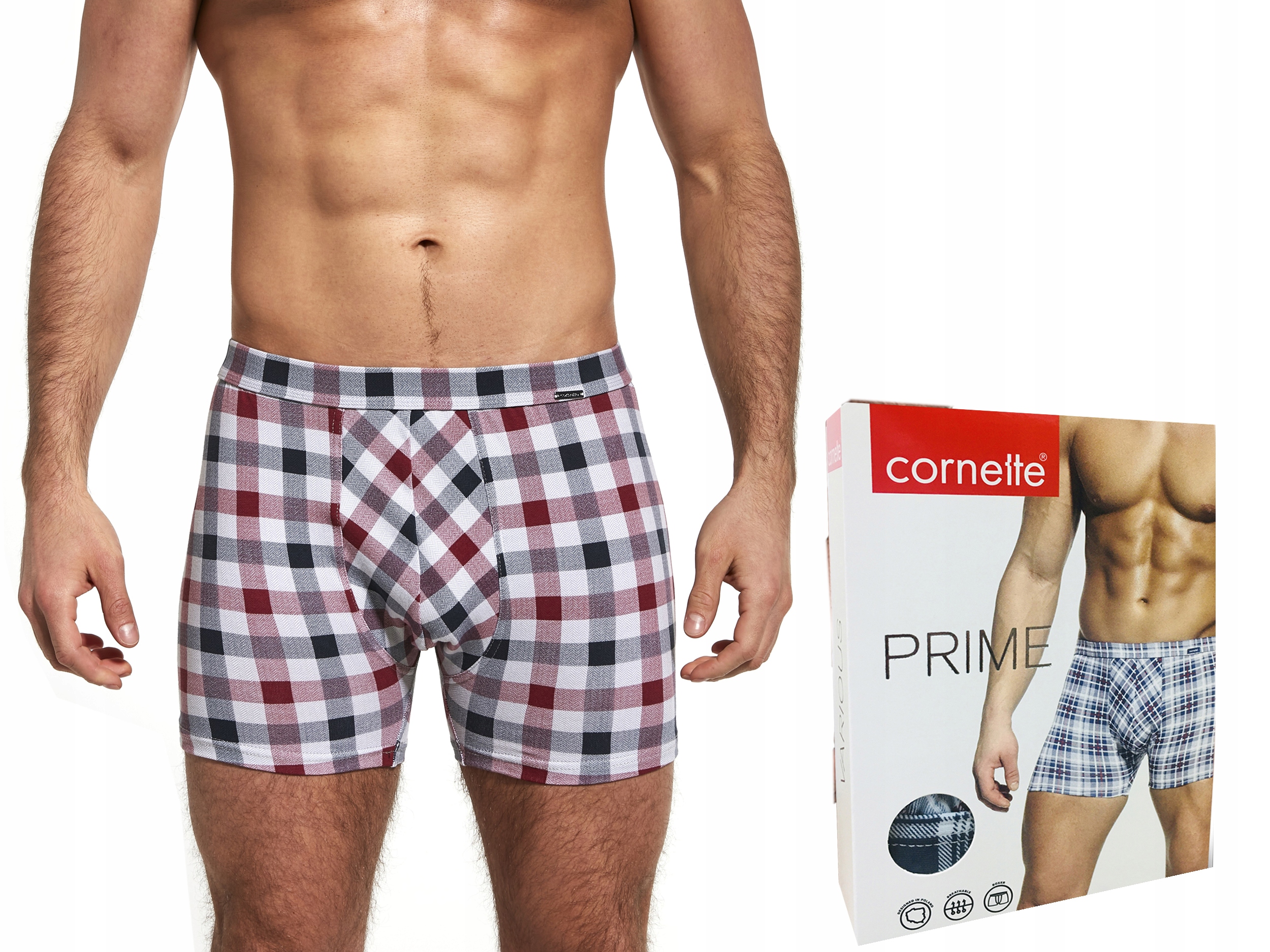 

Bokserki męskie Cornette Prime, bawełna 904/79 XL