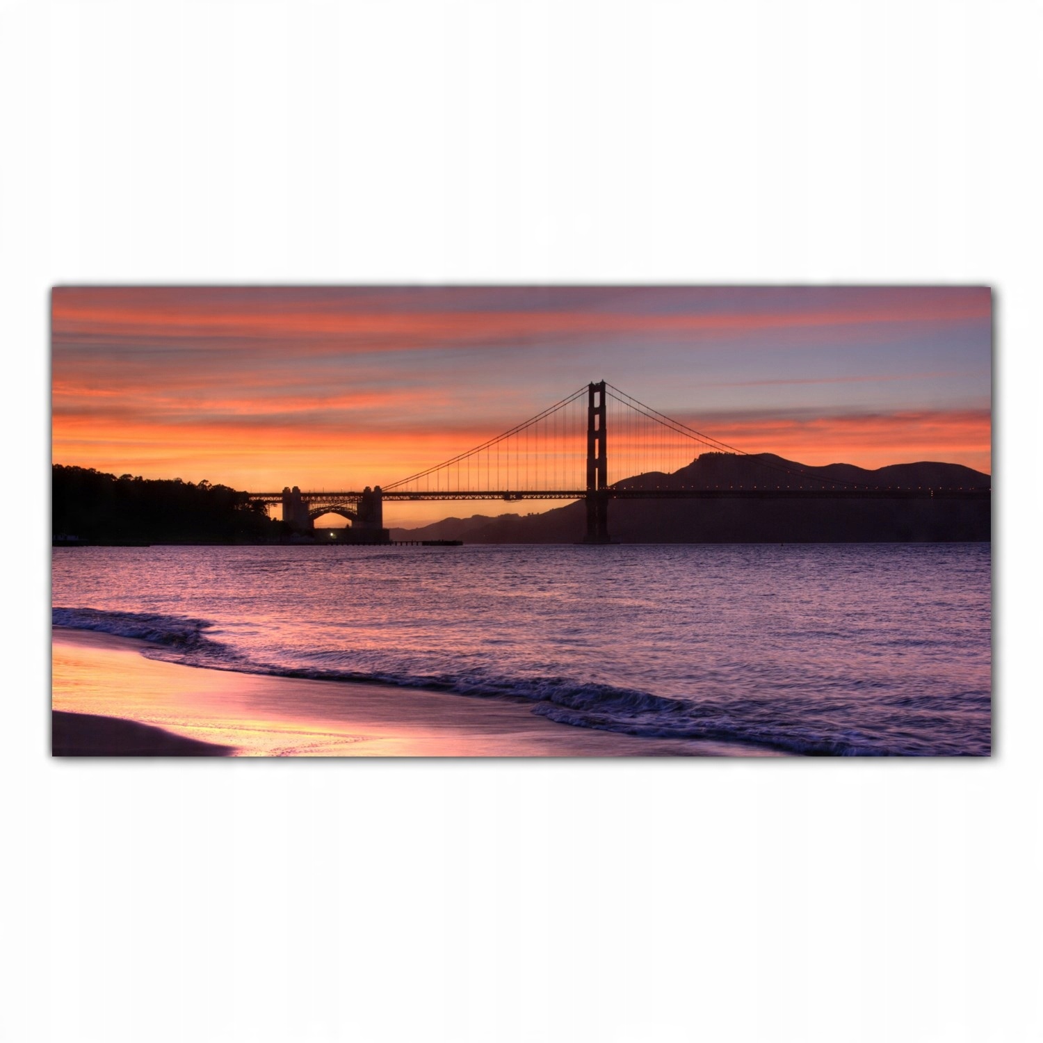 

Obraz Szklany Foto-obraz Golden Gate Most 100x50